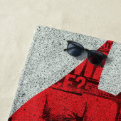 バットマン紙のシルエット ビーチタオル (インサイチュ)