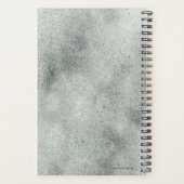 バットマン紙のシルエット プランナー手帳 (裏面)