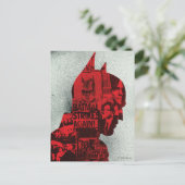 バットマン紙のシルエット ポストカード (スタンド正面)