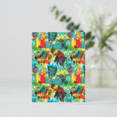 バットマン色コードパターン1 ポストカード (スタンド正面)