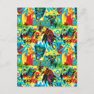 バットマン色コードパターン1 ポストカード