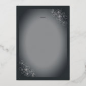 バットマン荷車を引く発表 箔招待状 (正面)