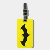 バットマン記号 |こうもりシンプルシルエットロゴ ラゲッジタグ (正面縦)