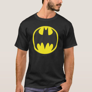 バットマン記号  こうもり円のロゴ Tシャツ