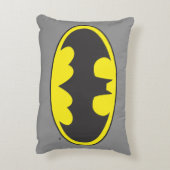 バットマン記号 |こうもり楕円ロゴ アクセントクッション (裏面(縦))