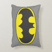 バットマン記号 |こうもり楕円ロゴ アクセントクッション (正面(垂直))