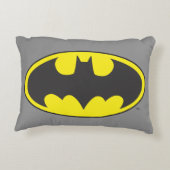 バットマン記号 |こうもり楕円ロゴ アクセントクッション (裏面)