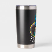 バットマン記号 |こうもり楕円ロゴ 保温保冷タンブラー (正面)