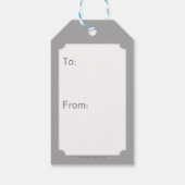 バットマン記号 |クラシック丸型ロゴ ギフトタグ (裏面)