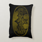 バットマン記号 |スカルロゴのこうもり アクセントクッション (裏面(縦))