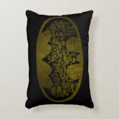 バットマン記号 |スカルロゴのこうもり アクセントクッション (正面(垂直))