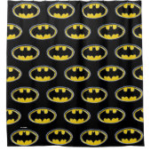 バットマン記号 |ロゴクラシックロゴ シャワーカーテン (正面)