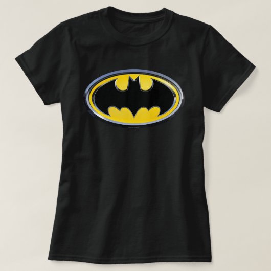 バットマン記号 |ロゴクラシックロゴ Tシャツ (デザイン正面)