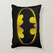 バットマン記号 |楕円グラデーションロゴ アクセントクッション (正面(垂直))