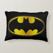 バットマン記号 |楕円グラデーションロゴ アクセントクッション (裏面)