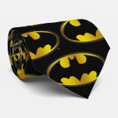 バットマン記号 |楕円グラデーションロゴ ネクタイ (ロール)