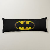 バットマン記号 |楕円グラデーションロゴ ボディピロー (裏面)