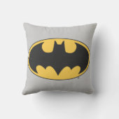バットマン記号 |楕円ロゴ クッション (裏面)