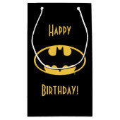 バットマン記号 |楕円ロゴ スモールペーパーバッグ (裏面)