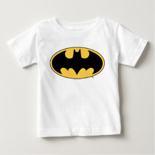 バットマン記号  楕円ロゴ ベビーTシャツ