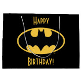 バットマン記号 |楕円ロゴ ラージペーパーバッグ (裏面)