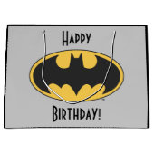 バットマン記号 |楕円ロゴ ラージペーパーバッグ (正面)