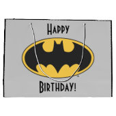 バットマン記号 |楕円ロゴ ラージペーパーバッグ (裏面)