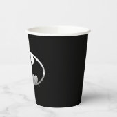 バットマン記号 |粒状ロゴ 紙コップ (左)