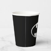 バットマン記号 |粒状ロゴ 紙コップ (右)