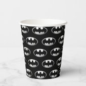 バットマン記号 |粒状ロゴ 紙コップ (裏面)