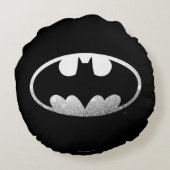 バットマン記号 | Graineyロゴ ラウンドクッション (裏面)