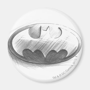 バットマン記号   Insigniaスケッチロゴ マグネット