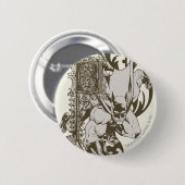 バットマン飾とレターB 缶バッジ (正面&裏面)