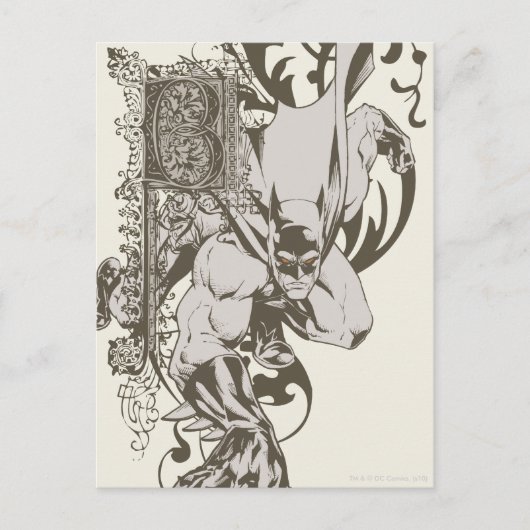 バットマン飾&レターB ポストカード (正面)