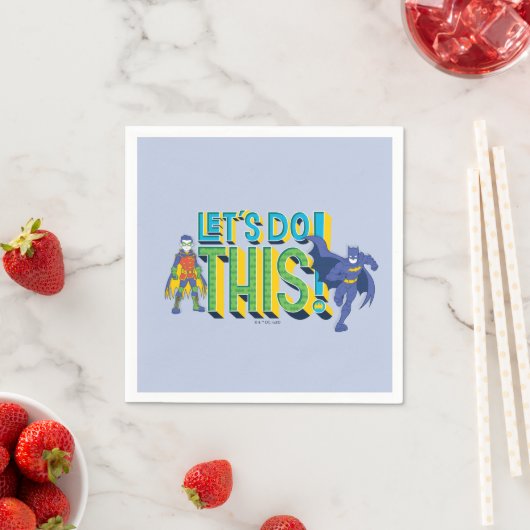 バットマン |これを行う スタンダードカクテルナプキン (インサイチュ)