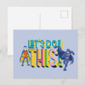 バットマン |これを行う ポストカード (正面/裏面)