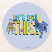 バットマン |これを行う ラウンドペーパーコースター (正面)