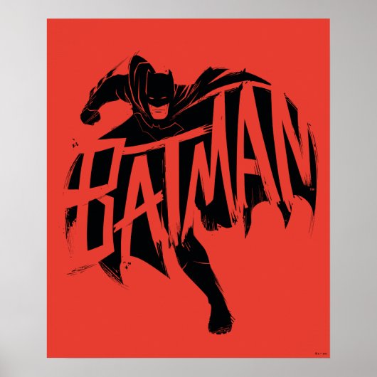 バットマン インクブラシ 名前 ポスター (正面)