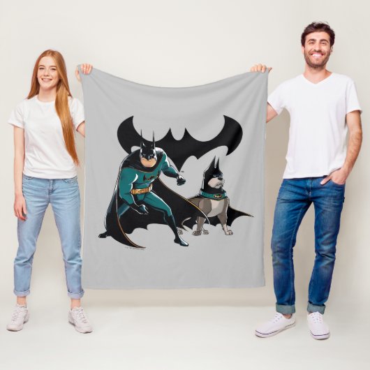 バットマン&エース フリースブランケット (インサイチュ)