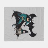 バットマン&エース フリースブランケット (正面(横))