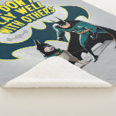 バットマン&エース – 他の人とうまく遊いかない シェルパブランケット (3/4)