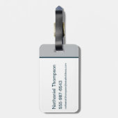 バットマン&エース – 他の人とうまく遊いかない ラゲッジタグ (裏面縦)