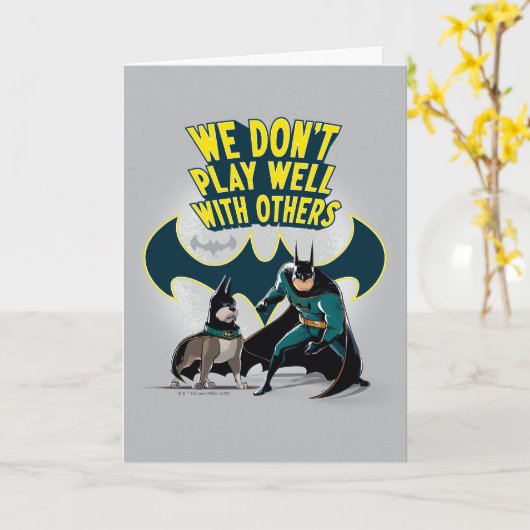 バットマン&エース – 他遊人とは不仲 カード (黄色い花)