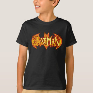 バットマン オレンジ色の季節のロゴ Tシャツ