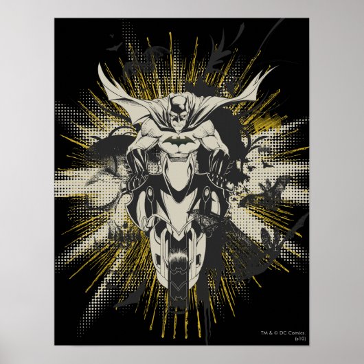 バットマン・オン・バイク ポスター (正面)