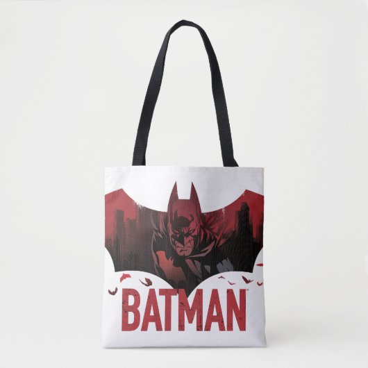 バットマン・クリムゾン・ゴッサム・アイコン トートバッグ (正面)