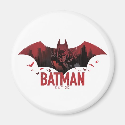 バットマン・クリムゾン・ゴッサム・アイコン マグネット (正面)