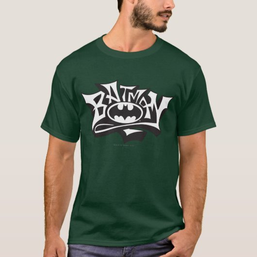 バットマン |グラフィティ名ロゴ Tシャツ (正面)