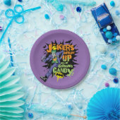 バットマン ゴッサムのお菓子の全部| Joker's Goblin' Up ペーパープレート (パーティー)