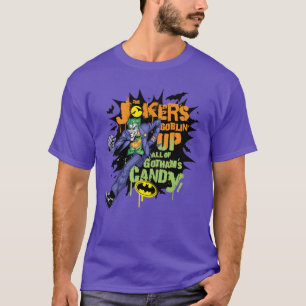 バットマン ゴッサムのお菓子の全部  Joker's Goblin' Up Tシャツ
